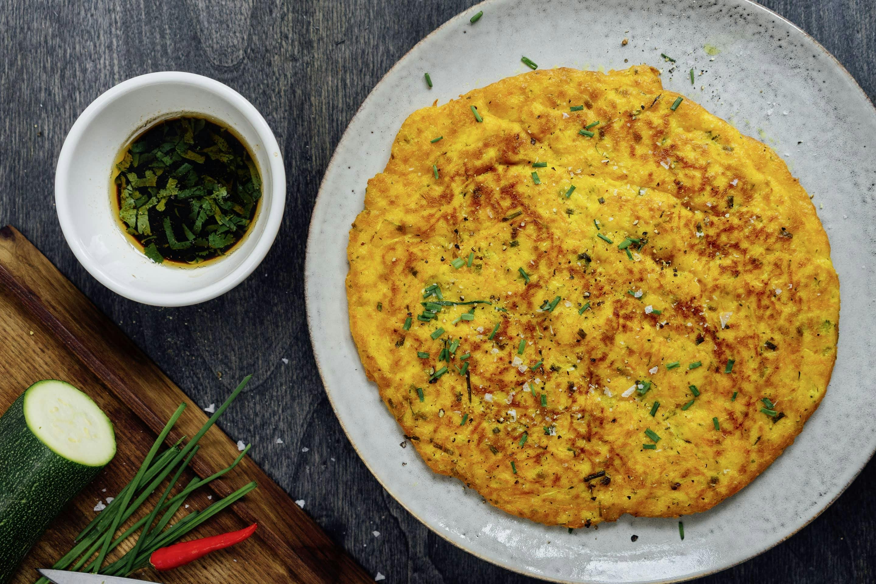 zucchini-Curry-Schmarrn kotányi