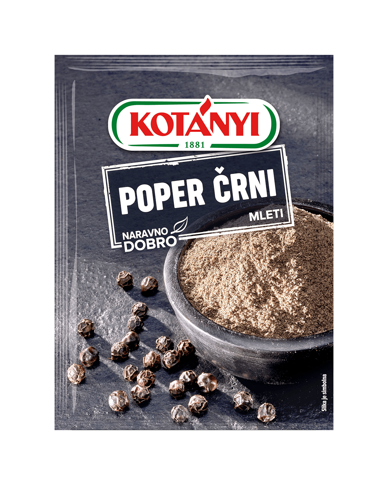 9001414015469 154606 Kotanyi Poper Crni Mleti Si Pouch Vs