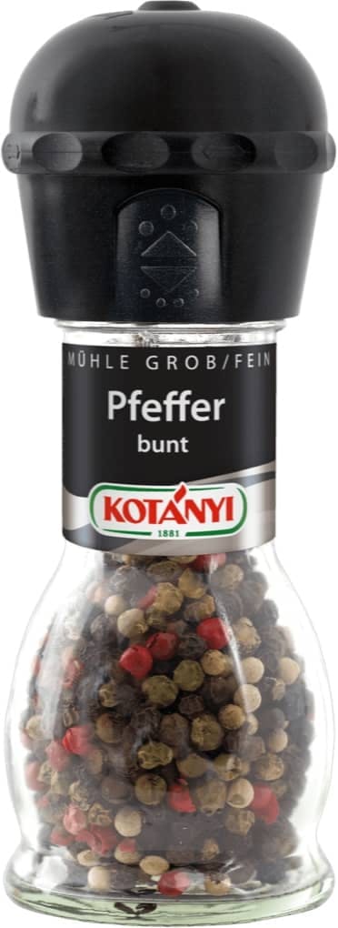 Kotányi Pfeffer bunt in Mühle