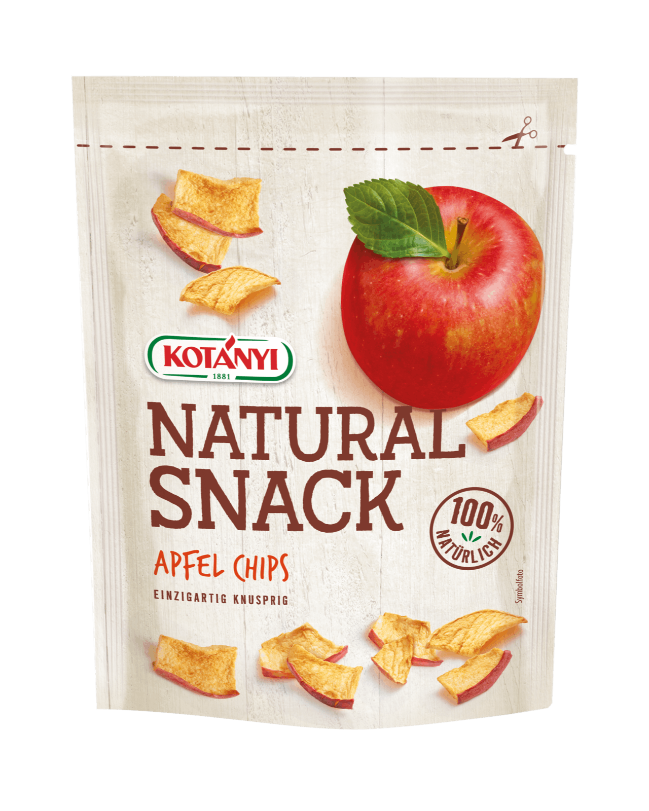 Apfel Chips Snack Kotanyi Standbeutel Edit Final