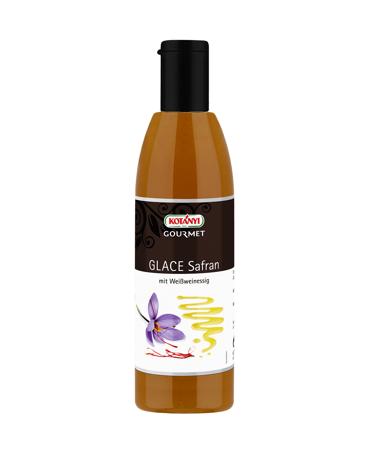 226501 Kotanyi Balzamicna Glazura Zafran B2b Bottle 250ml