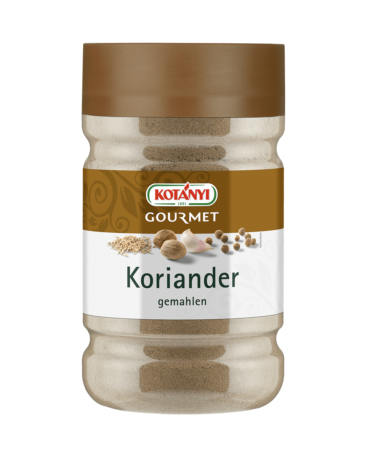 243701 Kotanyi Koriander Mleti B2b Jar 1200ccm