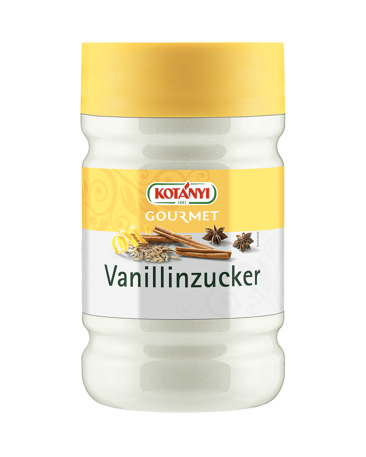 251301 Kotanyi Vanilin Sladkor B2b Jar 1200ccm