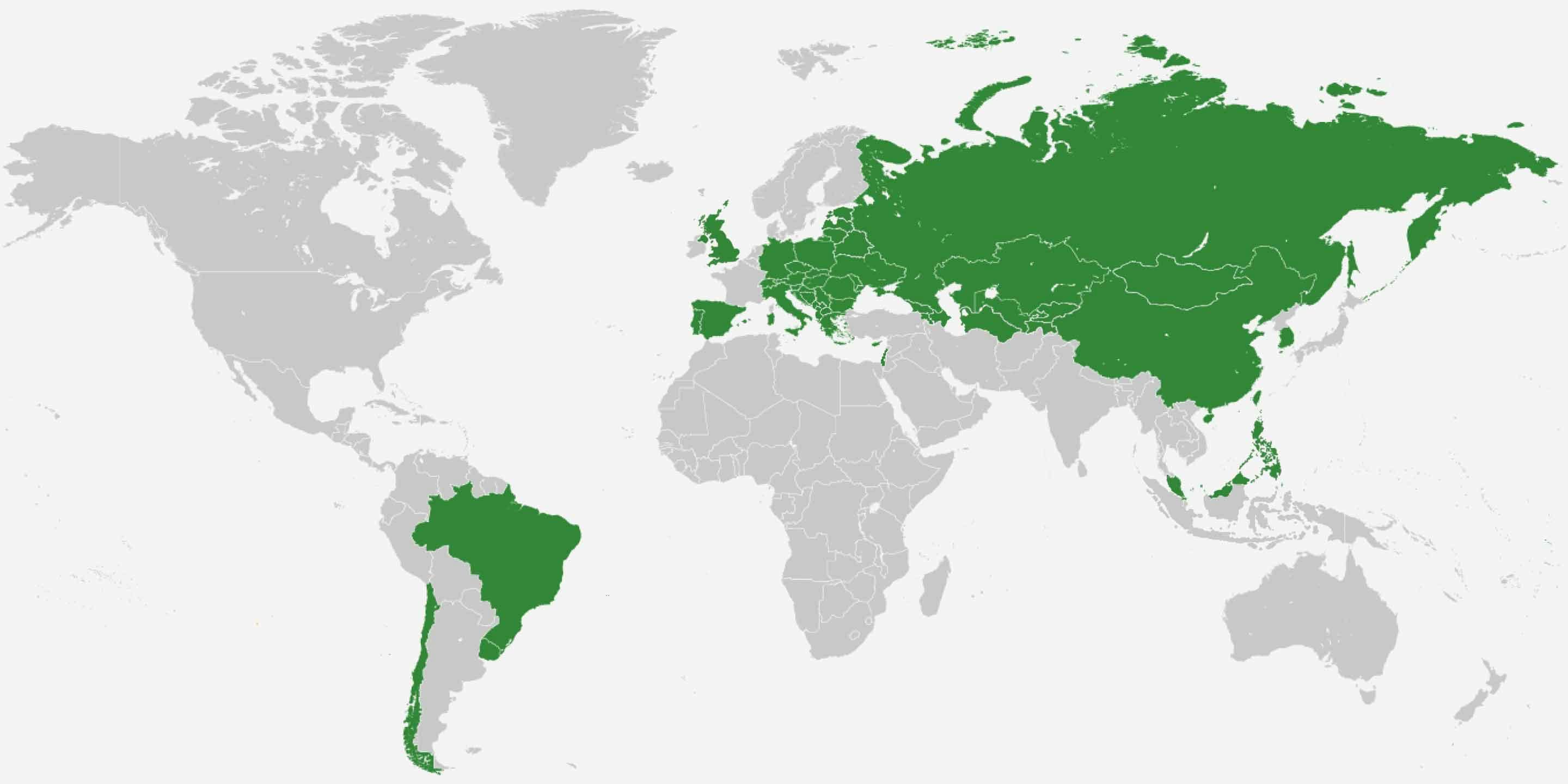 Kotányi World Map