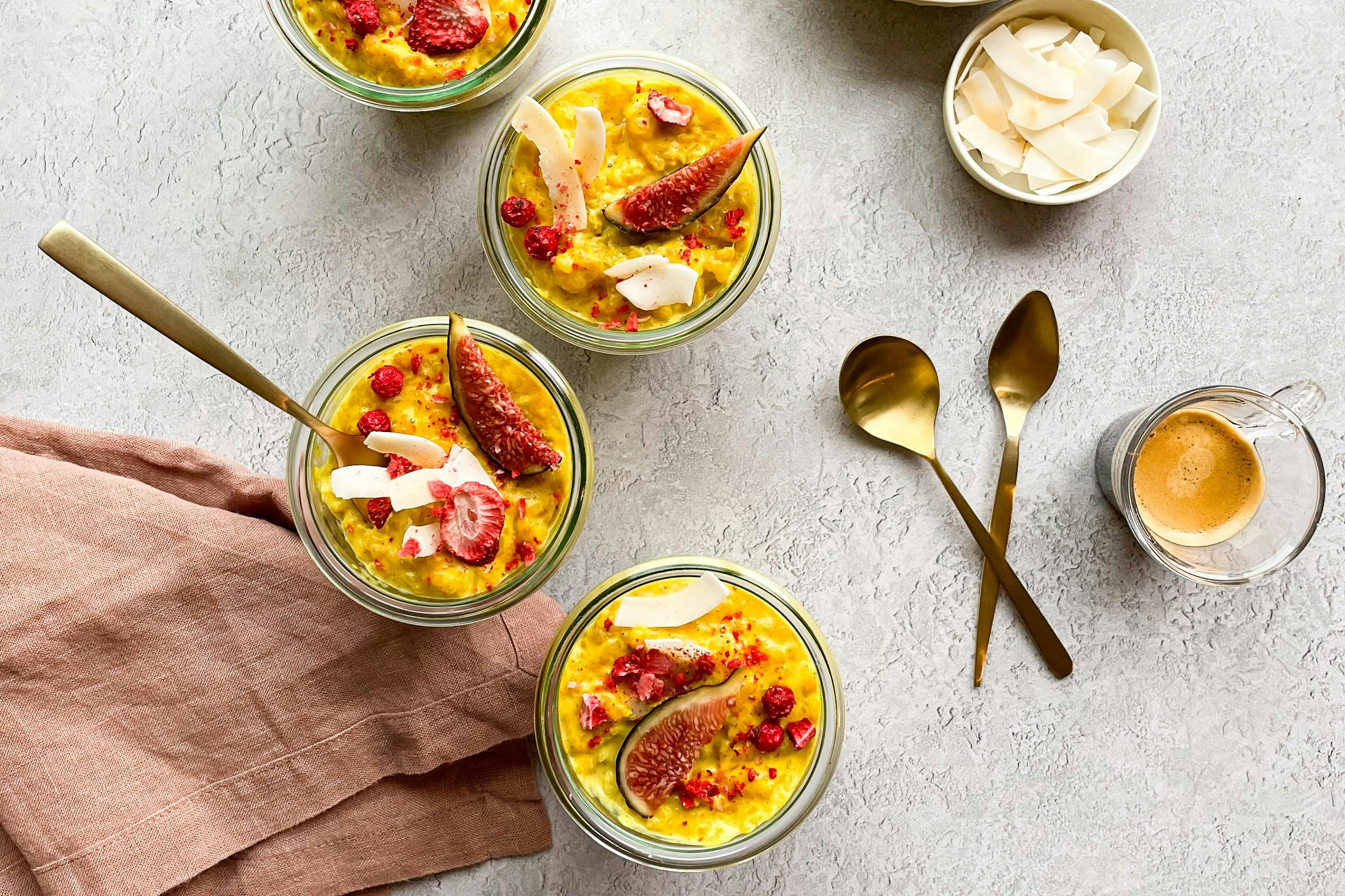 Goldenmilk Rice Pudding