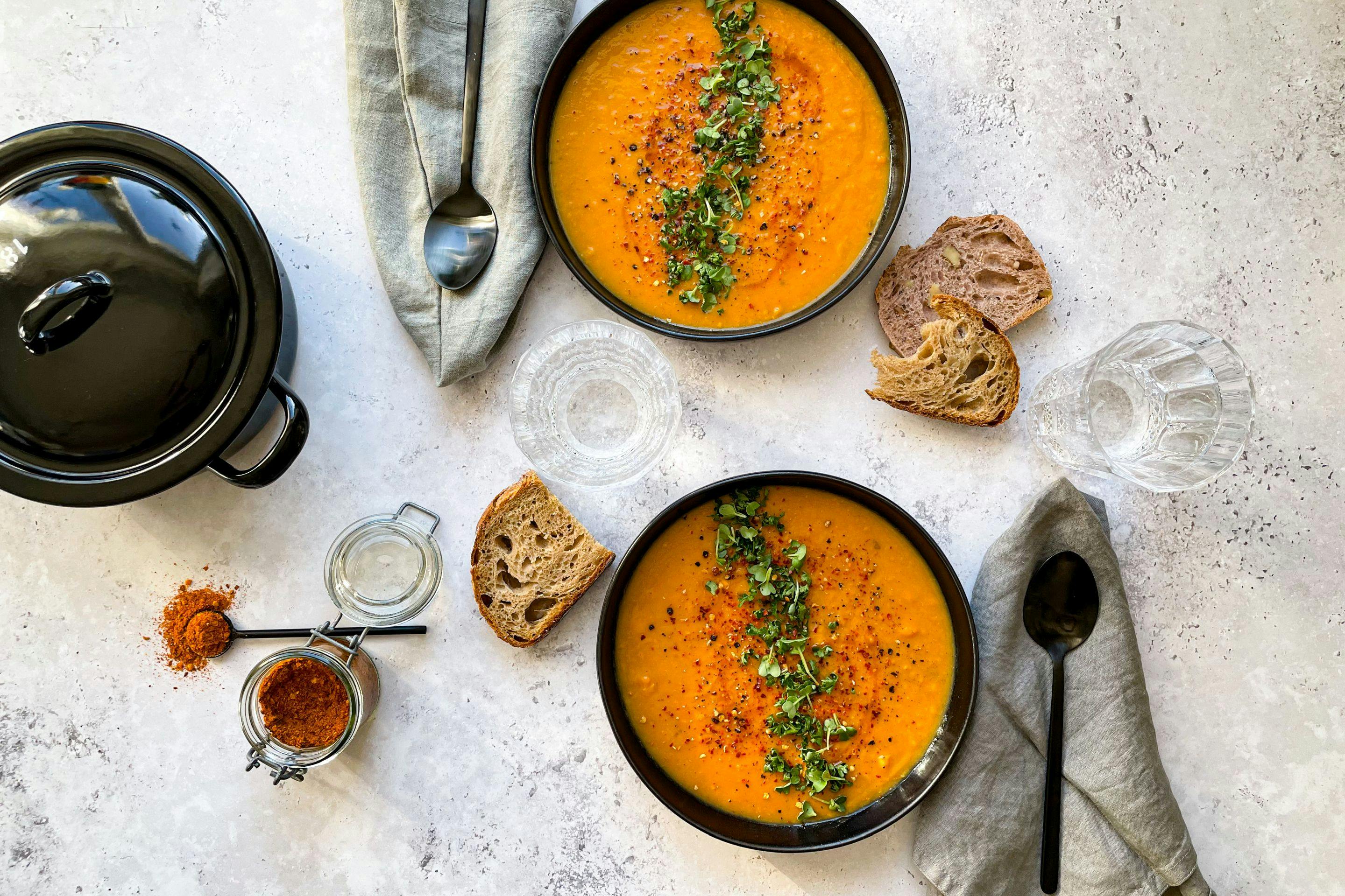 Sweetpotato Harissa Soup Web