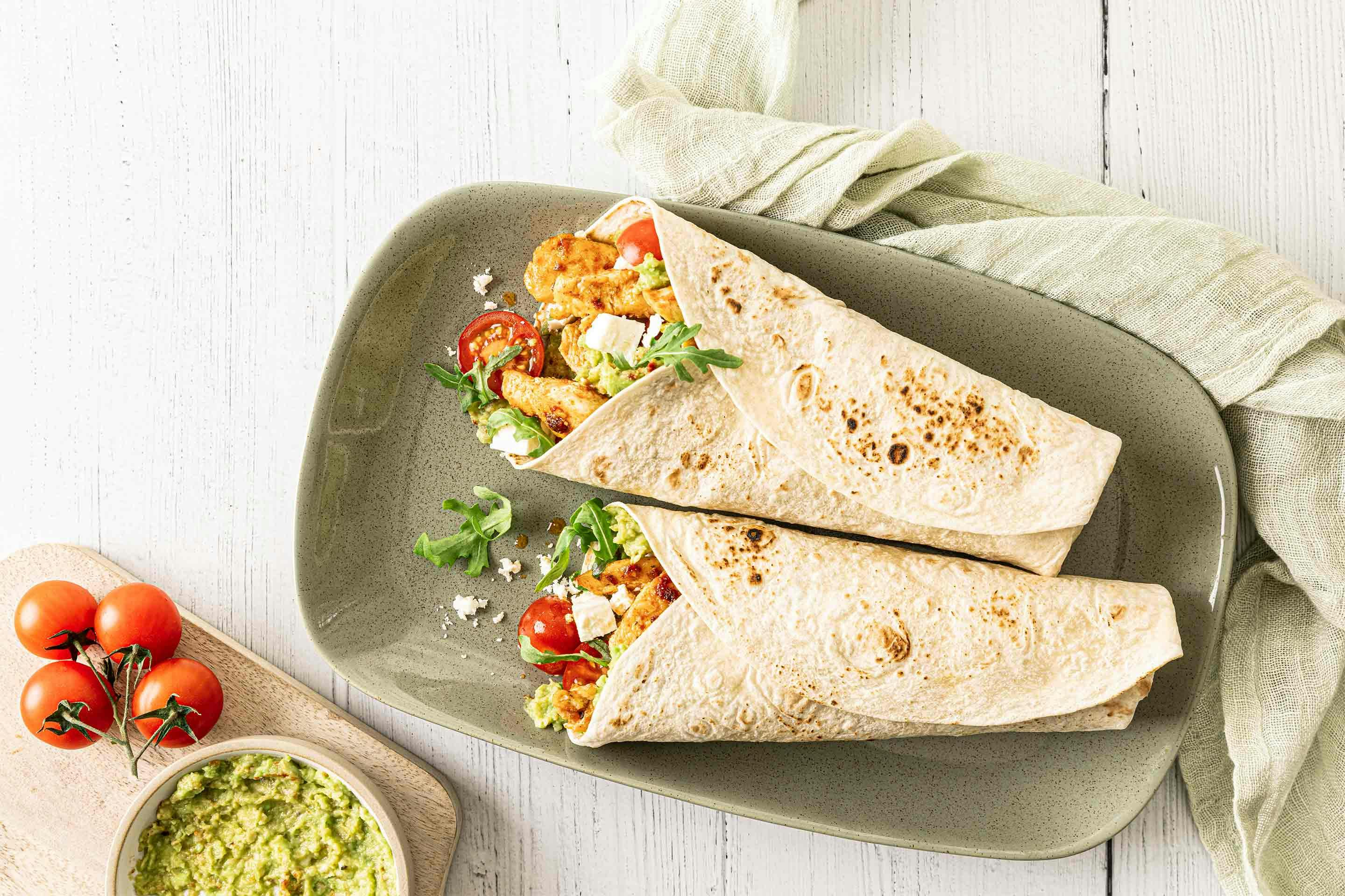 Simple to make and incredibly delicious – Chicken Wraps with Avocado.