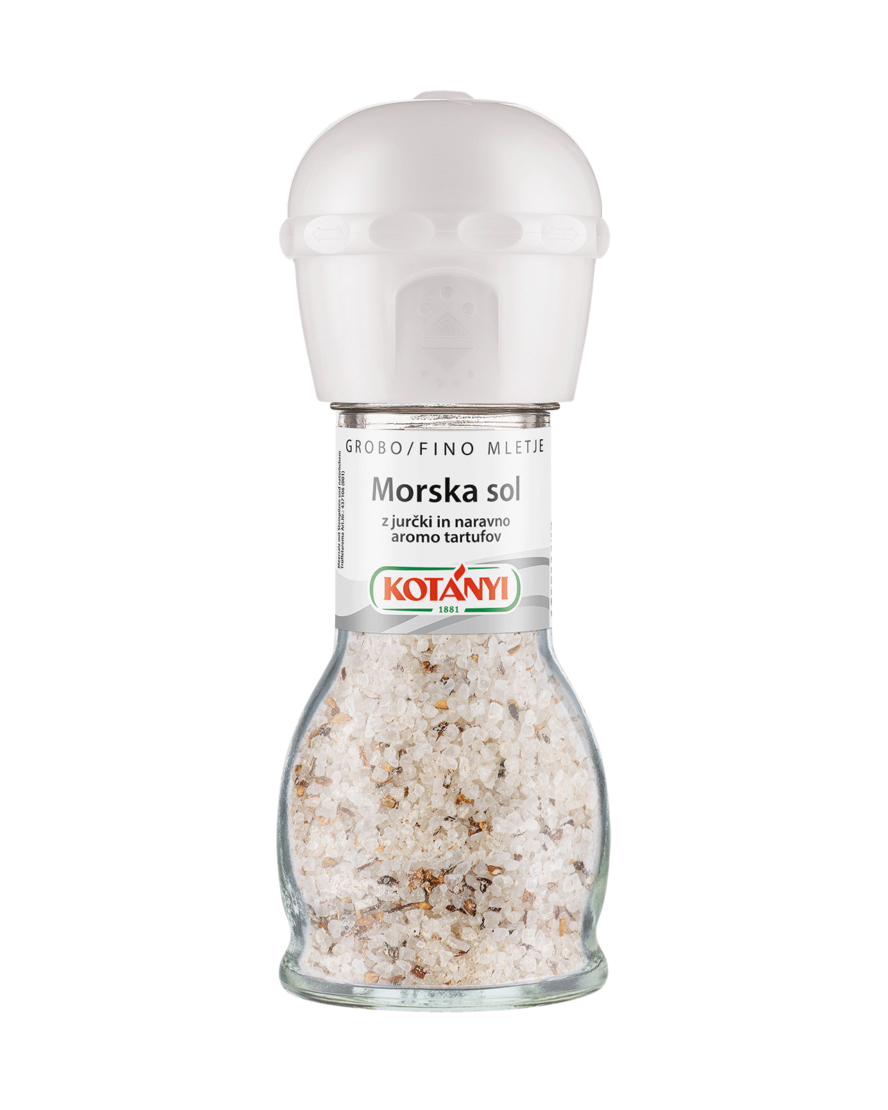 9001414243718 437106 Kotanyi Sea Salt With With Boletus And Truffle Mill Mill Si Salz Salt Salz Mix Salt Mix Fs