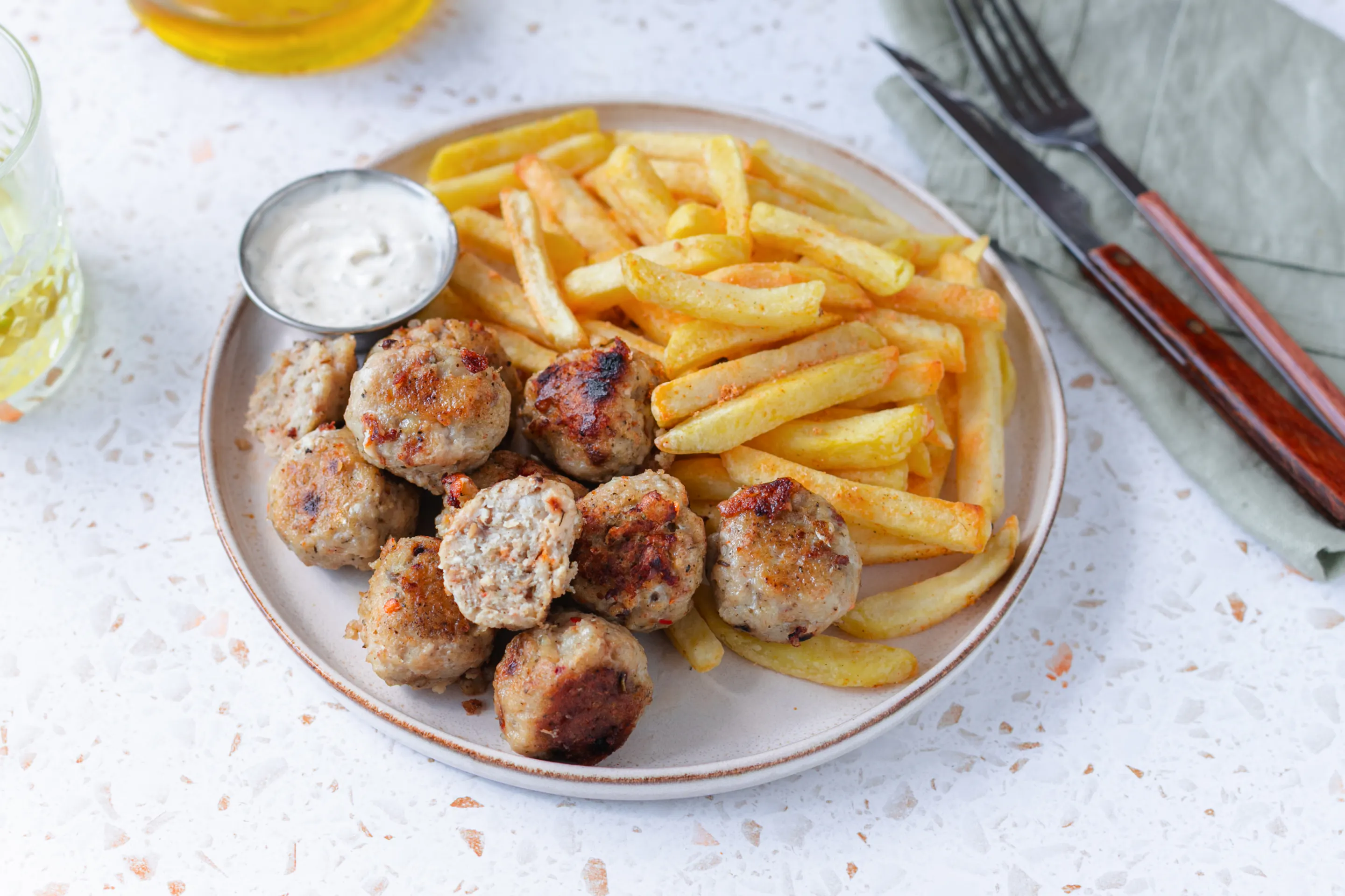 Fish Balls With Fries